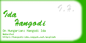 ida hangodi business card